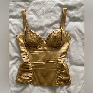 Gold corset